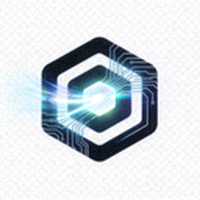 ng国际完整Logo - 绿色科技感图形与中英文品牌标识